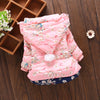 Image of Hooded coat winter cute jacket outerwear - BlueArtDecor
