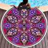 Image of Bohemian Mandala Microfiber Round Beach Towels