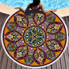 Image of Bohemian Mandala Microfiber Round Beach Towels