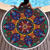 Image of Bohemian Mandala Microfiber Round Beach Towels