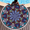 Image of Bohemian Mandala Microfiber Round Beach Towels