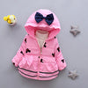 Image of Hooded coat winter cute jacket outerwear - BlueArtDecor