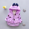 Image of Hooded coat winter cute jacket outerwear - BlueArtDecor