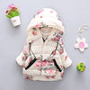 Image of Hooded coat winter cute jacket outerwear - BlueArtDecor