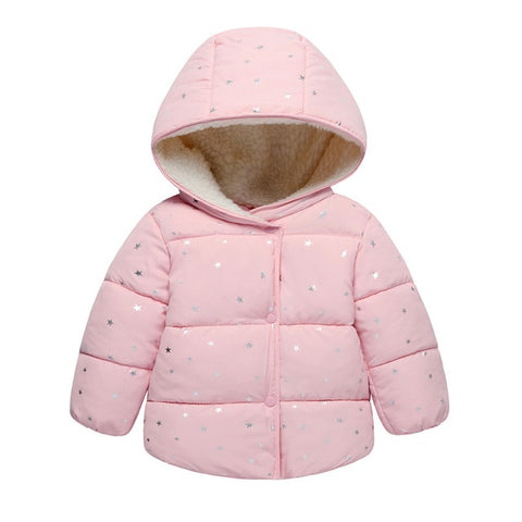 Hooded coat winter cute jacket outerwear - BlueArtDecor