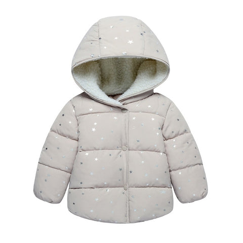 Hooded coat winter cute jacket outerwear - BlueArtDecor
