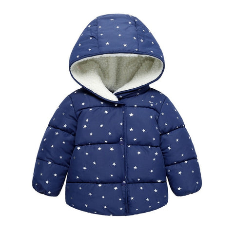 Hooded coat winter cute jacket outerwear - BlueArtDecor