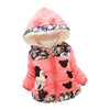 Image of Hooded coat winter cute jacket outerwear - BlueArtDecor