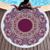 Image of Bohemian Mandala Microfiber Round Beach Towels