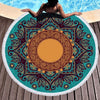 Image of Bohemian Mandala Microfiber Round Beach Towels