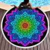 Image of Bohemian Mandala Microfiber Round Beach Towels