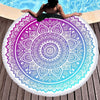 Image of Bohemian Mandala Microfiber Round Beach Towels