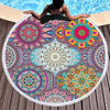 Image of Bohemian Mandala Microfiber Round Beach Towels