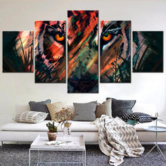 Abstract Animal Tiger Wall Art Canvas Printing Decor