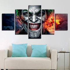 Abstract Joker Horror Movie Wall Art Canvas Printing Decor