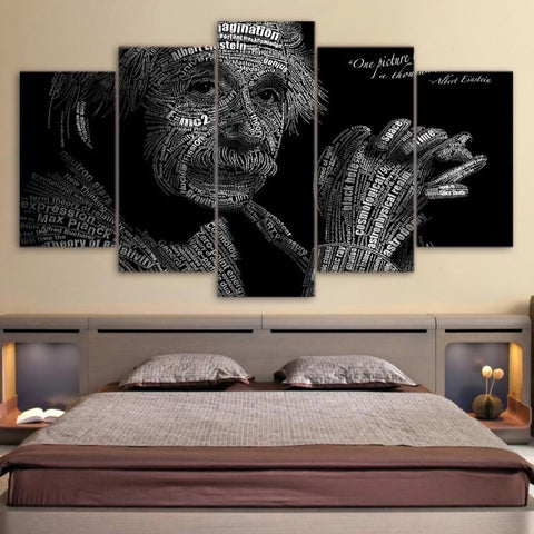 Albert Einstein Physics Wall Art Canvas Printing Decor