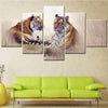 Image of Animal Couple Tiger Wall Art Canvas Printing Decor
