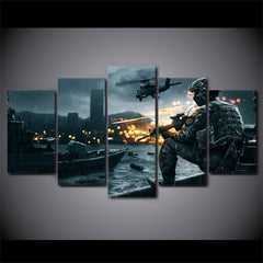 Battlefield Scenario Wall Art Canvas Printing Decor