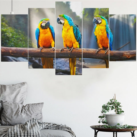 Beautiful Colorful Macaw Wall Art Canvas Printing Decor