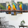 Image of Beautiful Colorful Macaw Wall Art Canvas Printing Decor