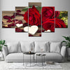 Image of Beautiful Roses Flower Wall Art Canvas Printing Decor