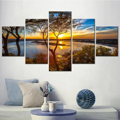Beautiful Sunrise Nature Landscape Wall Art Canvas Printing Decor