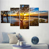 Image of Beautiful Sunrise Nature Landscape Wall Art Canvas Printing Decor