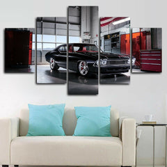 Chevrolet Classic Car Sport Car Wall Art Canvas Printing Decor