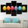 Image of Colorful Abstract with Easter Eggs Wall Art Canvas Printing Decor