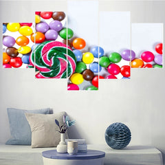 Colorful Candy Lollipop Wall Art Canvas Printing Decor