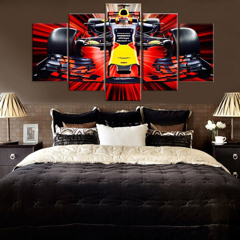 Cool F1 Racing Car Wall Art Canvas Printing Decor