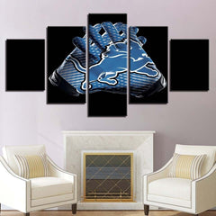 Detroit Lions Sports Wall Art Canvas Printing Decor