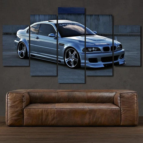 E46 M3 Sport Car Wall Art Canvas Printing Decor