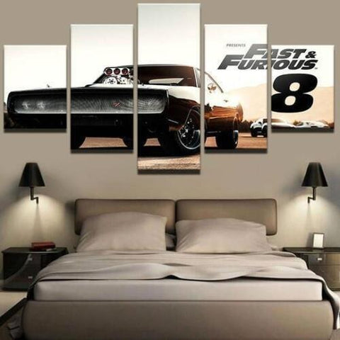 FAST AND FURIOUS CAR Sport Cars Wall Art Canvas Printing Decor