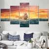 Image of Fantasy & Abstract Seascape Skull Island Pirate Wall Art Canvas Printing Decor