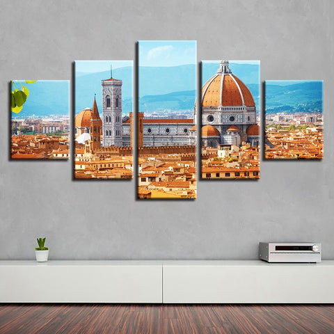 Florence Cathedral Landscape Wall Art Canvas Printing Decor