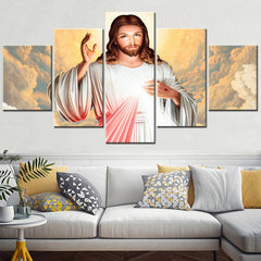 Jesus Portrait Christian Wall Art Canvas Printing Decor