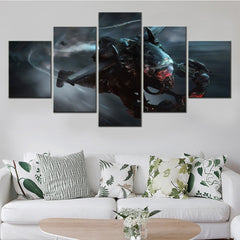 Jetpack Pilot Flying Wall Art Canvas Printing Decor