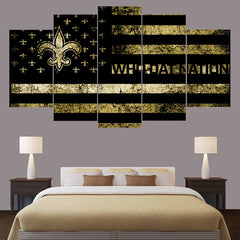 New Orleans Saints Football Canvas Wall Art Home Decor