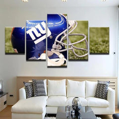 New York Giants Helmet Wall Art Decor Canvas Printing