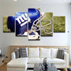 Image of New York Giants Helmet Wall Art Decor Canvas Printing