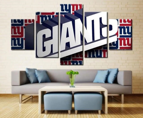 New York Giants Sports Team Wall Art Decor Canvas Printing