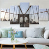 Image of New York Landscape Brooklyn Bridge Wall Art Canvas Printing Decor