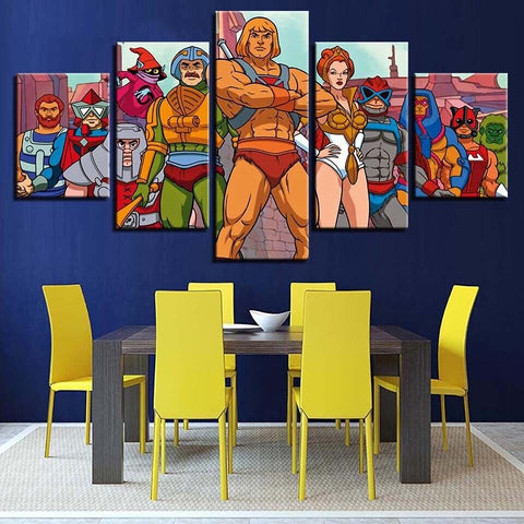 One Piece Animation Characters Wall Art Canvas Printing Decor