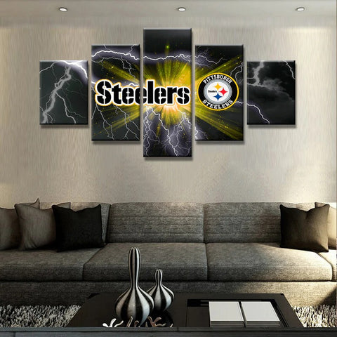 Pittsburgh Steelers Sports Art Wall Decor Canvas Print