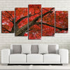 Image of Red Maple Tree Wall Art Canvas Printing Decor
