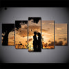 Image of Romantic Couple Lovers Wall Art Canvas Printing Decor