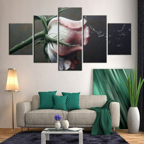 Rose Flower Floral Wall Art Canvas Printing Decor