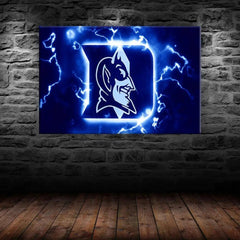 Duke Blue Devil Sports Wall Art Decor Canvas Printing-1 Panel