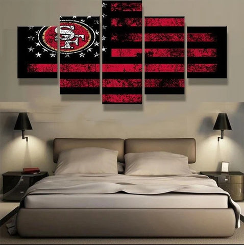 San Francisco 49ers American Wall Art Decor